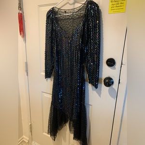 Vintage Sequin Dress 1986